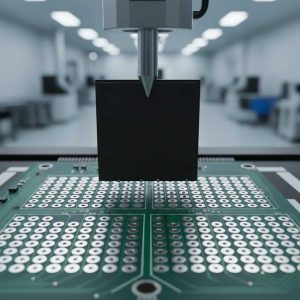 BGA-package-assembly-on-PCB-with-professional-solder-ball-grid-alignment