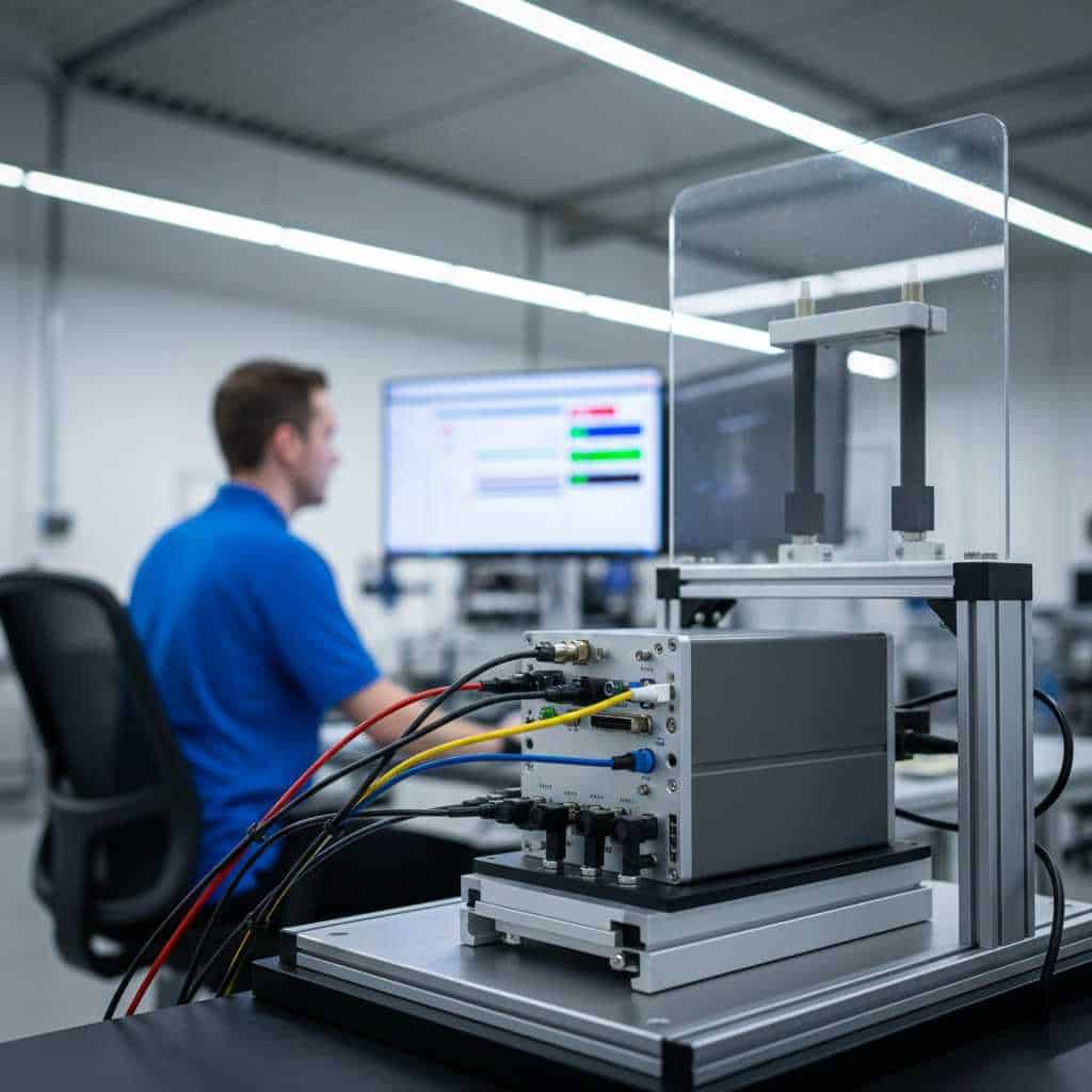 Custom functional testing setup to ensure total system reliability of box build projects