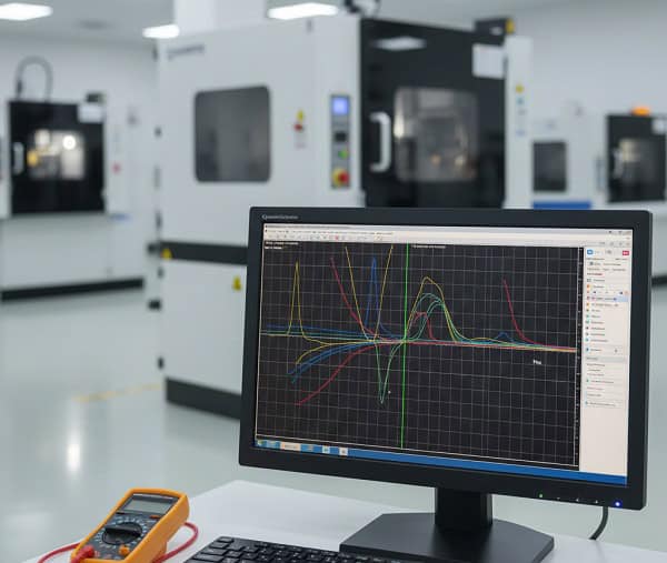 High end SMT assembly production line at QueenEMS showing advanced thermal control and prevention processes.
