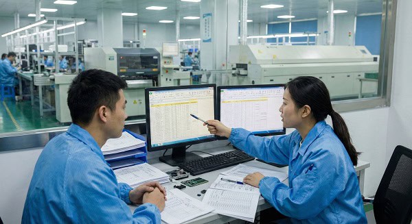 PCB assembly quality control team