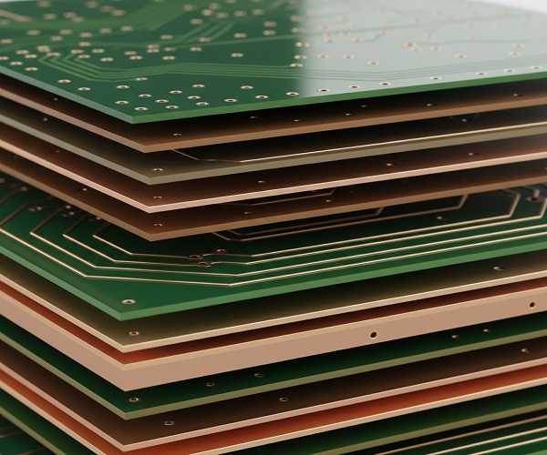 BGA pads PCB stack-up structure illustrating layer optimization and signal routing for high density PCB design