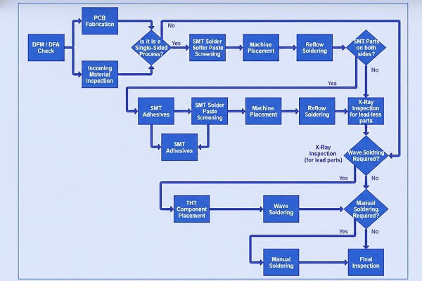 PCBA Manufacturing Steps