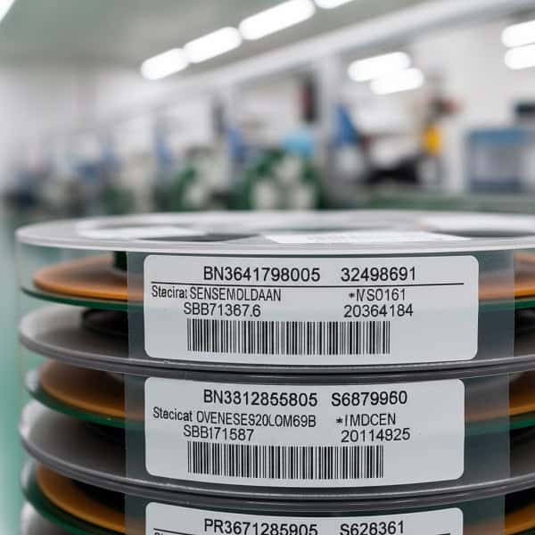 MT-component-reels-with-labels-showing-part-numbers-codes-and-barcodes-in-a-factory