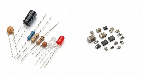 Understanding what does SMT mean by comparing through hole technology and surface mount components