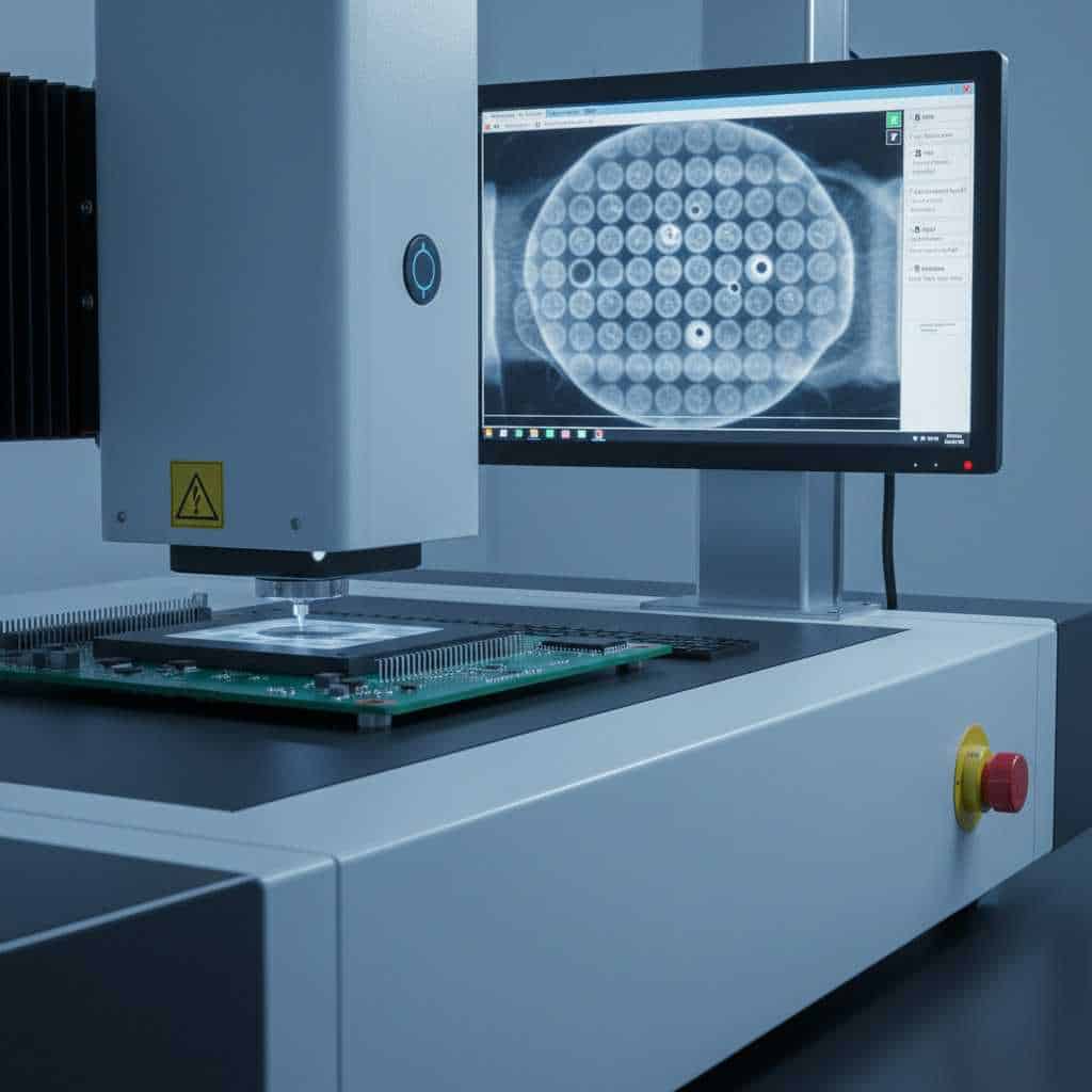 X-ray inspection of BGA solder joints for quality assurance