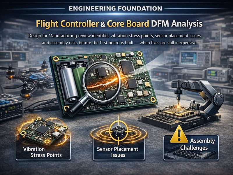 flight-Controller-and-core-board-dfm-analysis