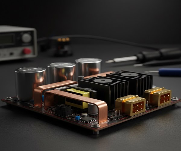Rugged power management PCB for mobile robots as reported in industrial robotics news today.