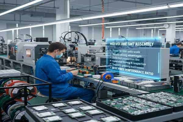 Mid-to-low volume PCB SMT assembly services for stable production at Queen EMS