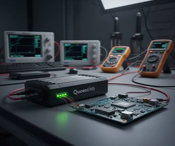 Custom battery management system (BMS) and power electronics for technology of drones.