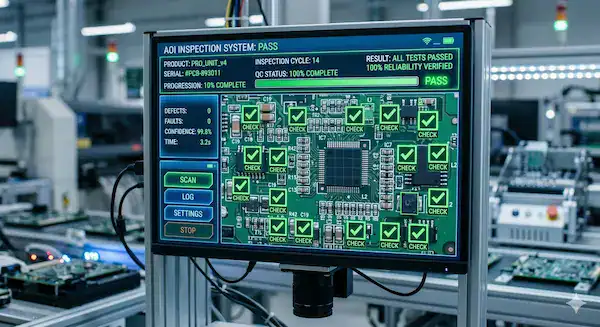 Advanced 3D AOI quality control for reliable cheap quick turn pcb assembly