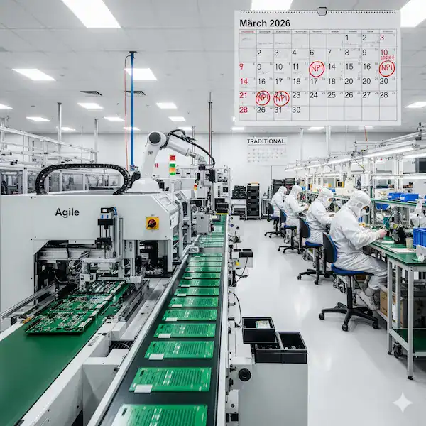 Agile vs traditional PCBA production lines at ems companies Canada