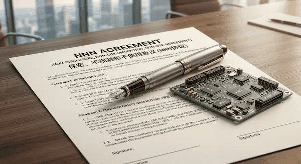 Bilingual NNN agreement used to protect intellectual property and data for PCB assembly in China cleanup