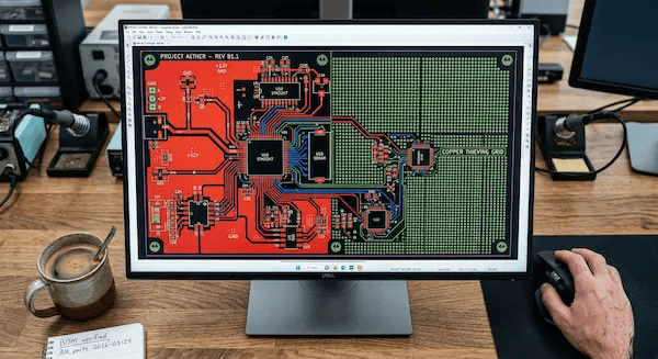 Using copper thieving and symmetric distribution to prevent warping in heavy copper PCB design