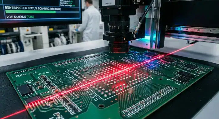 3D AOI and X ray inspection preventing design defects during the NPI PCB assembly pilot run cleanup
