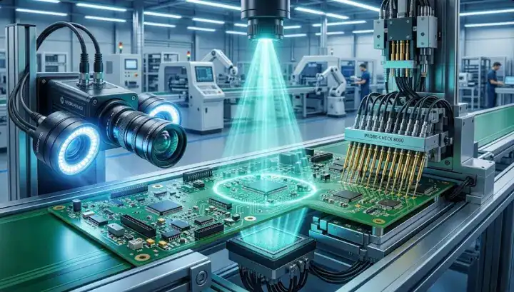 AOI vs X Ray vs ICT A comprehensive comparison of PCB inspection methods in a modern factory setting cleanup