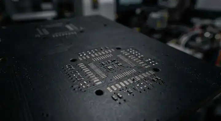 Black PCB solder mask color has near zero contrast against copper pads, making visual inspection difficult cleanup