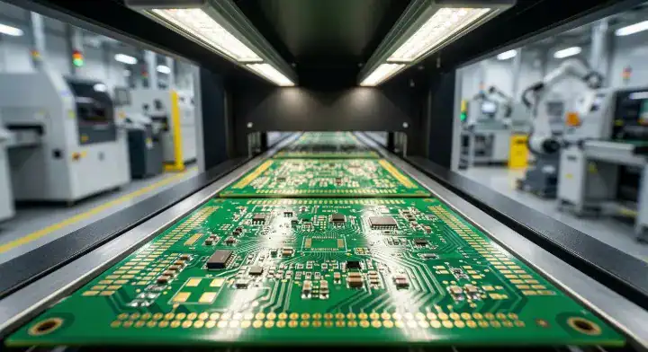 Green PCB solder mask color provides the highest contrast for Automated Optical Inspection (AOI) machines cleanup