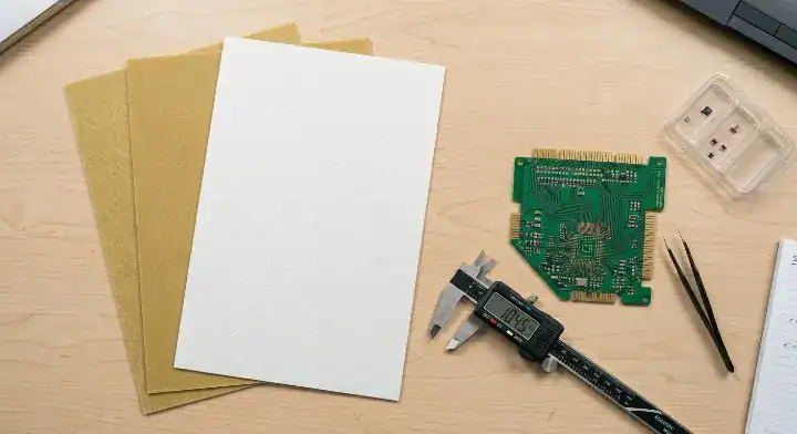 Mixed stackup controlled impedance PCB using high frequency Rogers materials and standard FR4