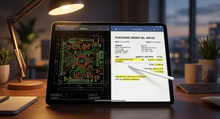 Specifying IPC standards and class requirements on a PCB fabrication purchase order cleanup