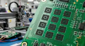 Carbon Ink PCB featured image showing high quality black conductive carbon keypad contacts for cost reduction