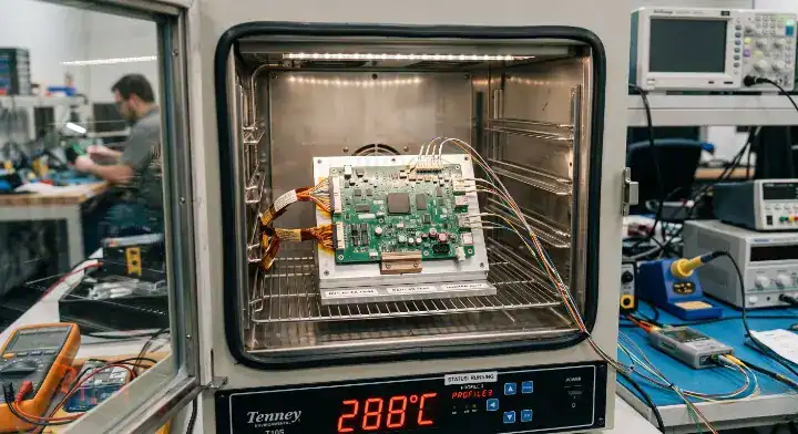 pcb high tg material thermal stress test cleanup