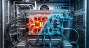 Ceramic PCB thermal cycling test chamber evaluating extreme temperature reliability