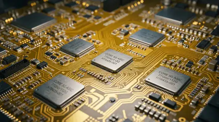 Complex 14 layer 5G O RAN distributed unit PCB utilizing TerraGreen 400G2 for 112G PAM4 ultra low loss signal routing