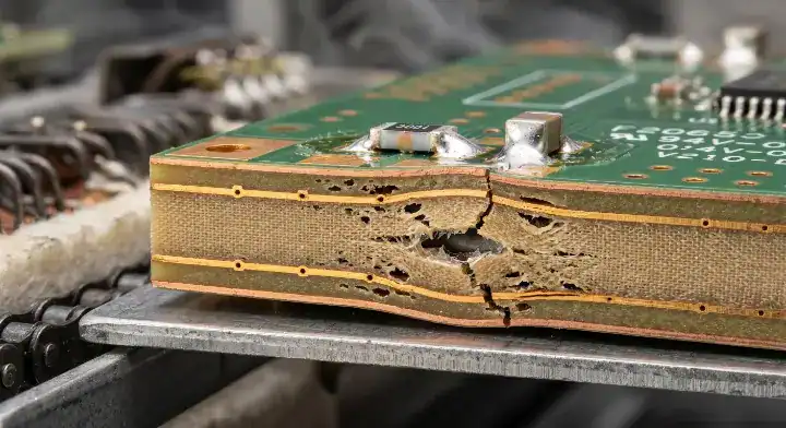 Halogen Free PCB Visual analysis of drill bit wear and internal moisture popcorning risks during the reflow process