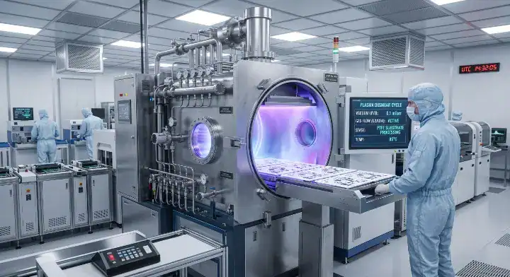 RO3003 PCB material Advanced plasma desmear vacuum chamber used for processing inert PTFE laminates