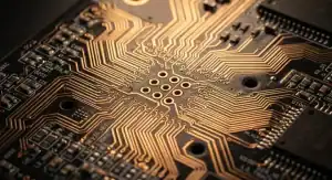 Tachyon 100G PCB material featured on an ultra low loss high speed digital board designed for 100Gbps applications