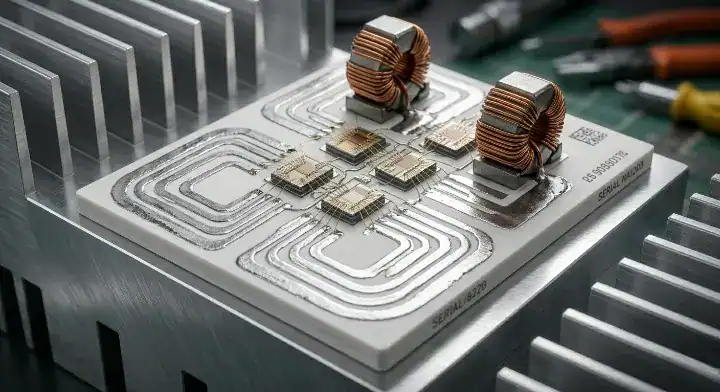 hick film ceramic PCB designed for high power LED module and power electronics heat dissipation
