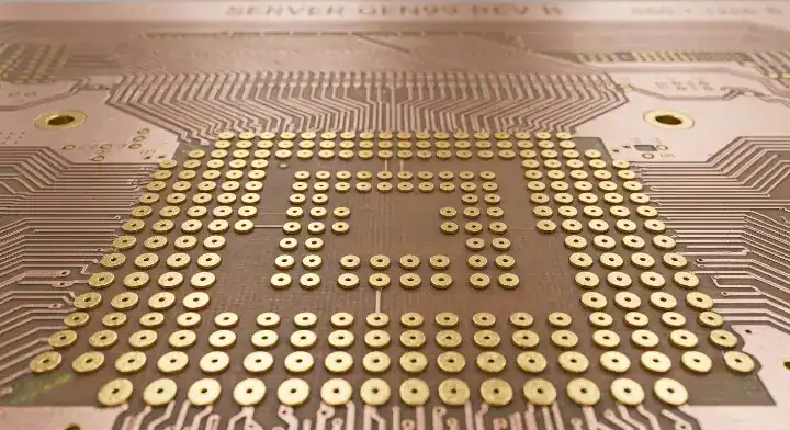 I Speed CAF enhanced PCB material handling fine pitch BGA pad routing under 0.65mm with microvias