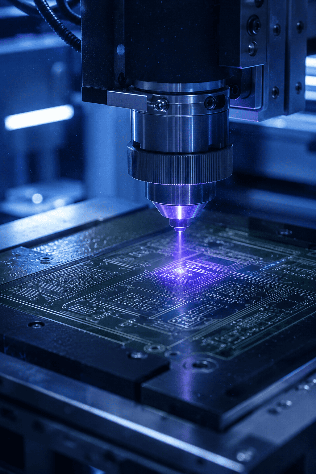 Fine-line BT substrate production