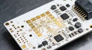 RTduroid 5880 PCB used in high frequency 77GHz automotive radar antenna design