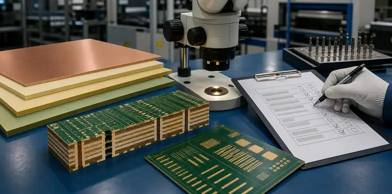 ITEQ IT-968 PCB material fabrication release with coupon and equivalent approval checks