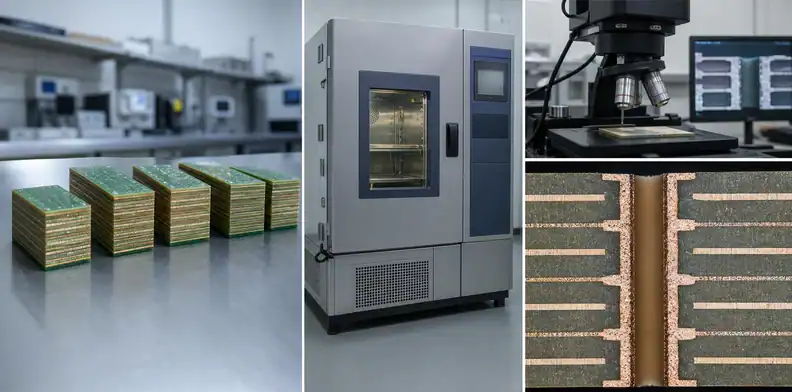Standard FR-4 comparison and thermal upgrade qualification