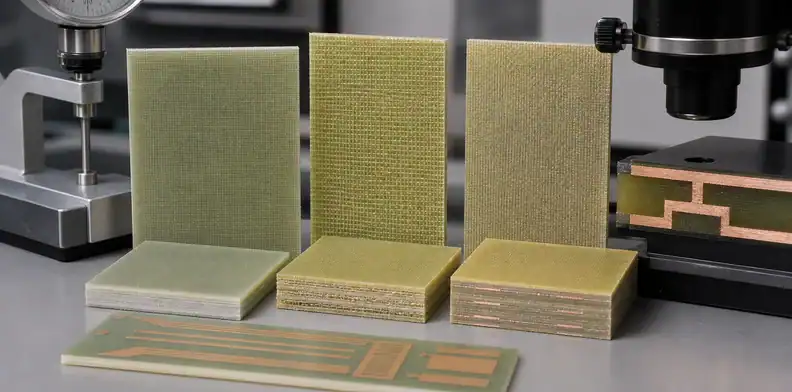 Construction-specific KB-6160 laminate samples under electrical review