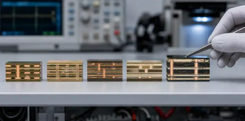 Comparison of multilayer FR-4 constructions for an NP-140 upgrade decision