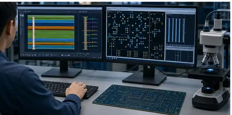 PCB backdrill requirements shown through manufacturing planning and inspection evidence