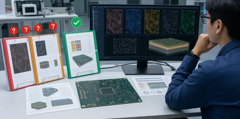 PCB CAM questions review with one controlled production release package