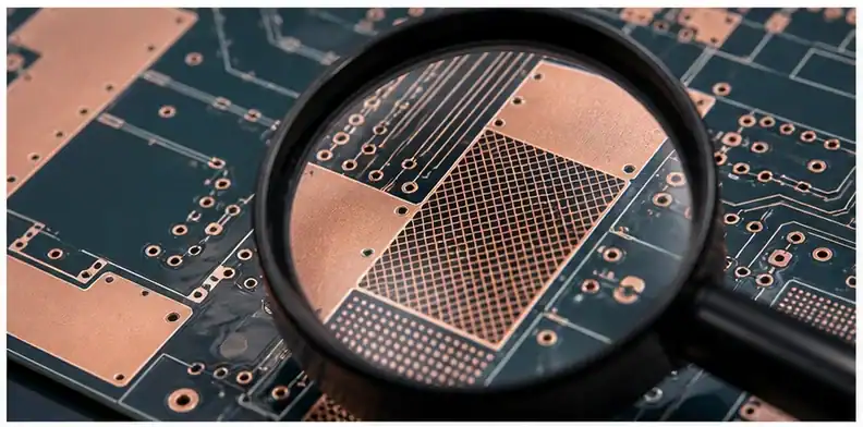 PCB copper thieving requirements shown in a quote-ready PCB manufacturing review scene