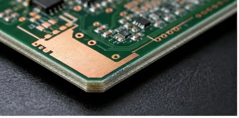 PCB copper-to-edge clearance requirements shown in a quote-ready PCB manufacturing review scene