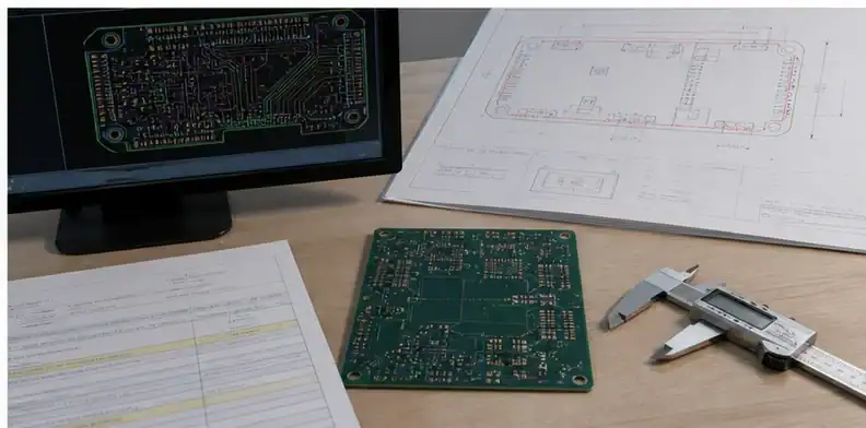 PCB copper-to-edge clearance requirements shown through quote comparison and final RFQ package