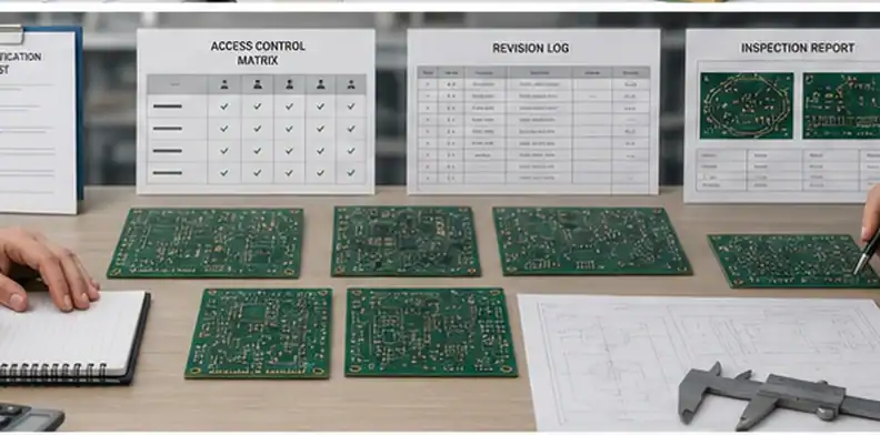 Supplier qualification checklist for PCB design data security evidence