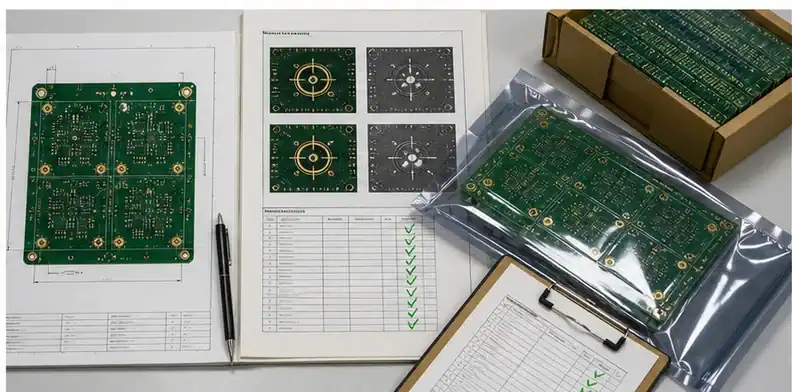 PCB fiducial requirements shown through final quotation approval and shipment evidence
