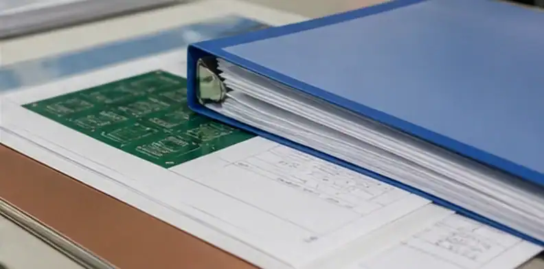 Controlled RFQ package with PCB drawing and laminate datasheet for approval