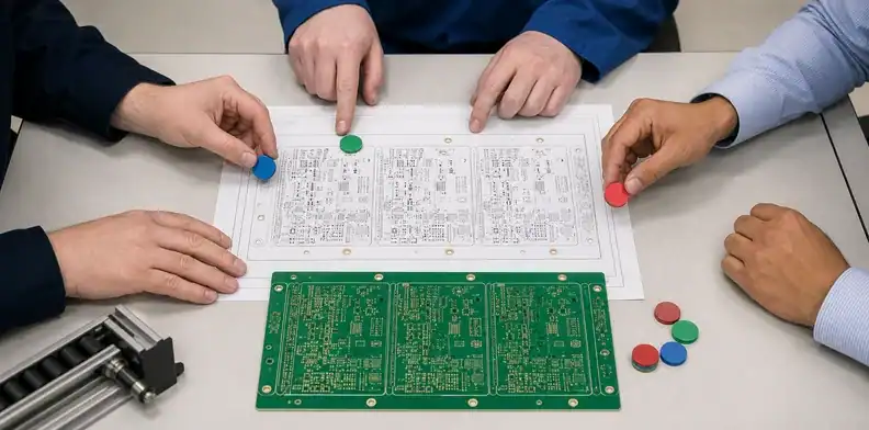 PCB panel drawing approval assigning fabrication assembly and buyer responsibilities
