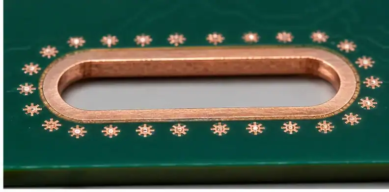 PCB plated slots requirements shown through drawing and early requirement review