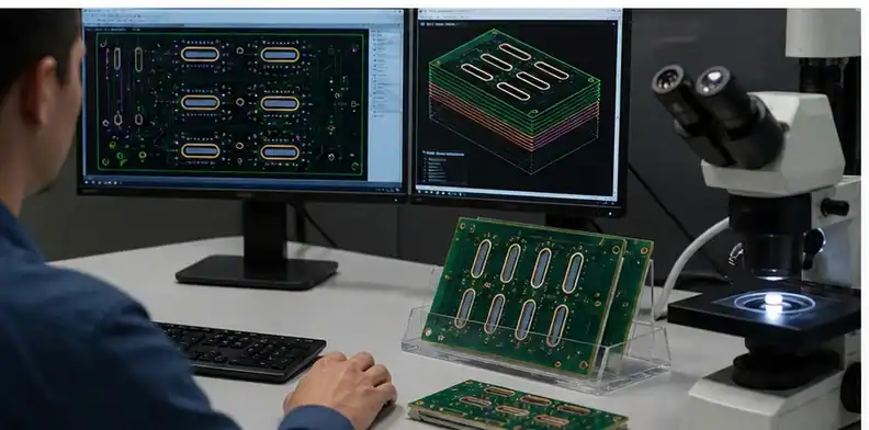 PCB plated slots requirements shown through manufacturing and inspection evidence