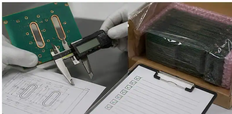 PCB plated slots requirements shown through final quotation approval and shipment evidence